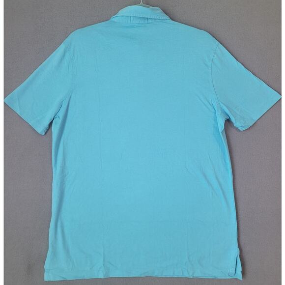 NWOT Polo Ralph Lauren Mens Custom Fit Polo Shirt S Aqua Blue Pocket Pony - Picture 2 of 7